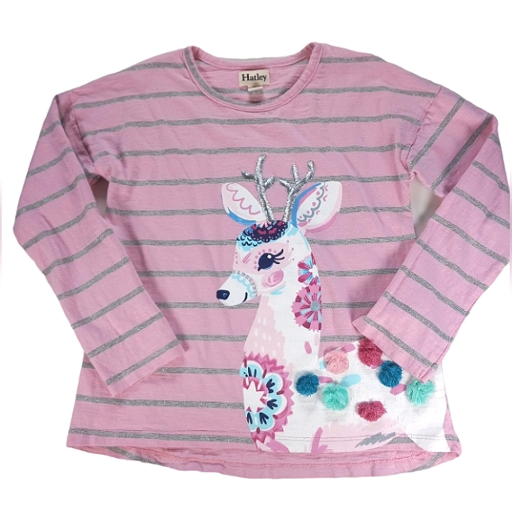 Hatley Shirt Long Sleeve Graphic Girl's Size 7